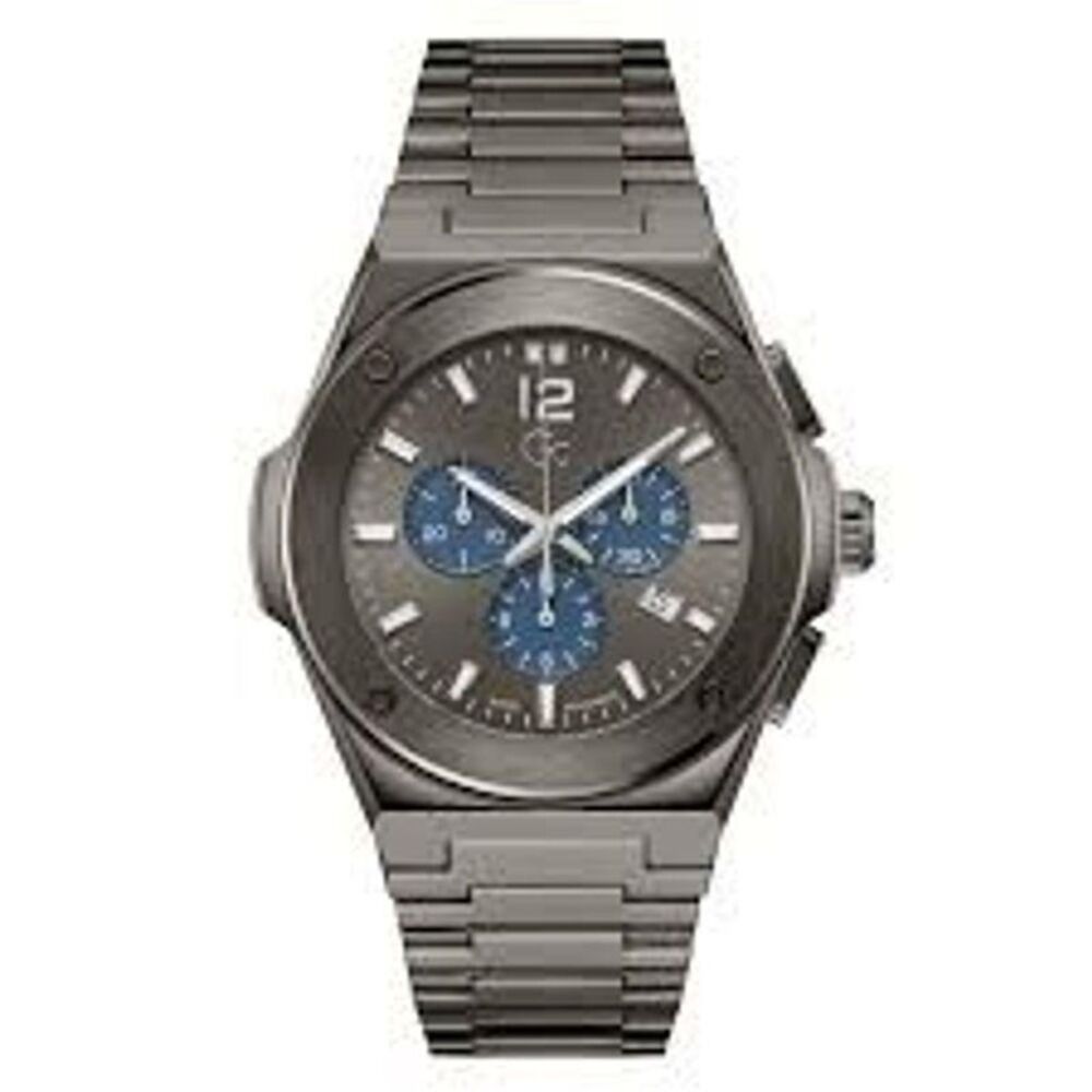 GC Stainless Steel Luxury Dress Watch Men Gray Watches